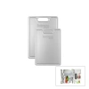 SOLİNGEN ( 2PCS ) LUX METAL KESİM PANOSU ( 230X340MM & 200X300MM & 1MM ) ( PASLANMAZ ÇELİK )*12=K