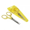 TAKSUN SCISSORS ES-002-G ( ALTIN & GOLD SAPLI ) BIYIK BERBER MAKASI ( 12.8X5.7CM )*12X24