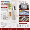 URVE UR-3579 ( ŞEFFAF PLASTİK ) ÇOK AMAÇLI ORGANİZER ( KAPAKLI KUTU ) (23X5.5CM) ÇATAL BIÇAK KUTUSU*12=K