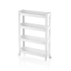 URVE UR-3587 RAFTY ( 4 KATLI ) ( TEKERLEKLİ ) SEPET ORGANİZER DÜZENLEYİCİ  ( RAF ÜNİTESİ ) ( 465X145X670MM )*10