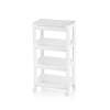 URVE UR-3599 RAFTY GENİŞ ( 4 KATLI ) ( TEKERLEKLİ ) SEPET ORGANİZER DÜZENLEYİCİ ( RAF ÜNİTESİ ) ( 355X220X670MM )*10