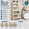 URVE UR-3603 RAFTY GENİŞ ( 5 KATLI ) SEPET ORGANİZER DÜZENLEYİCİ  ( RAF ÜNİTESİ ) ( 355X220X870MM )*8