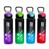 YAKUT-14060 ( ÇİFT RENKLİ & TUTMALI ) ( PLASTİK & PİPETLİ ) SPOR MATARA ( SULUK ) ( 1000ML )*80