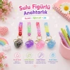 YAKUT-9598 ( SULU & FİGÜRLÜ ) MİKA KRİSTAL ANAHTARLIK ( GOLD KULP & KANCALI )*60X10