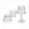 YAKUT-9878  KRİSTAL DAMLALI MUMLUK & MASA LAMBA ABAJUR MİNİ PİLLİ*24X20