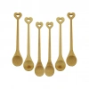 ZHU ZHİ YUAN DMR-8465 ( 6PCS & YUVARLAK & KALP FİGÜR SAPLI  ) AHŞAP BAMBU ( ÇAY KAŞIK ) SETİ*500