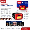 ZMAX ENERGY MAX-3146 ( PİLLİ ) ( 3W COB LED ) KAFA LAMBASI FENER ( 3-KADEME IŞIK AYARI- FLAŞÖR) ( 4.5V ) ( 120LÜMEN)*12X30
