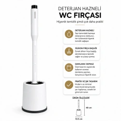 ACERO HOME-2116 ( DETERJAN HAZNELİ ) KLOZET WC FIRÇA SETİ ( SİLİKON )*12=K