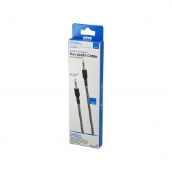 ACL A-6 AUX SES ÖRGÜLÜ KABLO ( 1MT ) ( 3.5MM TO 3.5MM )*20X30