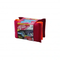 AFİLLİ KOD-52 (3PCS) SİHİRLİ BULAŞIK SÜNGERİ (PETEK DOKULU BEZ KAPLI SÜNGER) (GÜÇLÜ SU EMİCİ & YAĞ-ZOR KİRDE ETKİLİ)*24X15