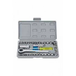 AIWA ( 40PCS ) ( 1/4 & 3/8 ) LOKMA TAKIMI ( PLASTİK KUTULU ) METRIC SIZE COMBINATION SET*45