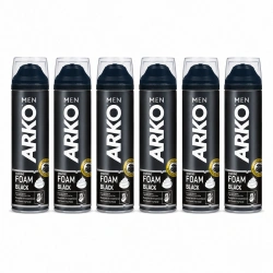 ARKO MEN ( SİYAH ) TRAŞ KÖPÜK ( 200ML )*6X4