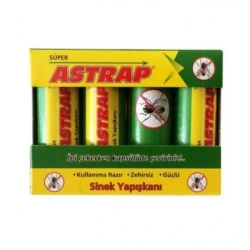 ASTRAP ( 4PCS ) KAPSÜL SİNEK YAPIŞKANI ( SİNEK & GÜVE & S.SİNEK & UÇAN TÜM HAŞERELER )*24X12