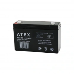 ATEX AX6-12 ( İNCE ) AKÜ ( 6V-12AH ) AMPER*10