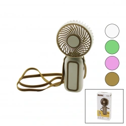 AVEC AV-F138 ( USB MİNİ FAN ) ( ÇAP=7CM & Y:15CM ) ( 75° OYNAR BAŞLIK ) ( TEK KADEME HIZ ) ( LASTİK KORDON BOYUNLUK )*120