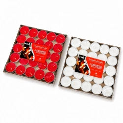 BAROTTİ DMR-9734 ( 50PCS ) ( RENKLİ ) ( YUVARLAK ) TEA LİGHT MUM*40