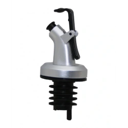 BAYSA-1240 ( GRİ ) ( PLASTİK ) ŞİŞE APARATI YAĞDANLIK TIPASI ( KİLİTLİ KAPAK )*50X24