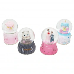 BAYSA-1563 ( BÜYÜK BOY ) ( PİLLİ ) ( IŞIKLI & MÜZİKLİ ) KAR KÜRESİ*24