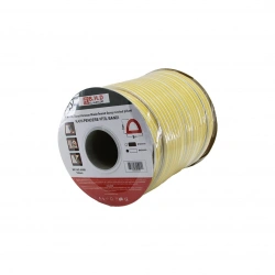 B.H.D-00480 ( BEYAZ ) 100MT (2X50MT) ( BOBİN FİTİL ) ( KAPI & PENCERE ) BANT ( D PROFİL ) ( 9X6MM)*8