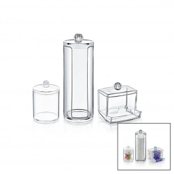 BLACKSTONE KRC-011 (3PCS) (DİSK) MAKYAJ ORGANİZER SETİ (MİKA KRİSTAL PLS.) (KULAK ÇUBUK PAMUKLU & MAKYAJ PAMUK & MENDİL)*24