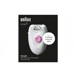 BRAUN SE(1)-010 ( SİLK•.EPİL 1 )LEGS EPİLATÖR EPİLASYON CİHAZI KUTULU*6