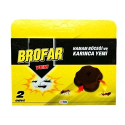 BROFAR ( 2PCS ) HAMAM BÖCEĞİ VE KARINCA YEMİ*6X8