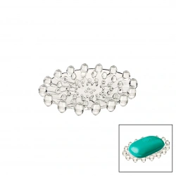 BURÇİN-0069 ( ŞEFFAF ) ( KATI ) SABUNLUK*30X13