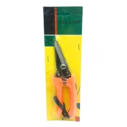 CEKATOP  ( DAR AĞIZ ) ( METAL ) BAĞ MAKASI ( PLASTİK TURUNCU SAP ) ( BRKT-784696 )*12X10