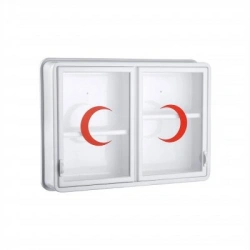 ÇELİK AYNA-156 ( CAM ) ( 2 KAPAKLI ) ECZA DOLABI*10
