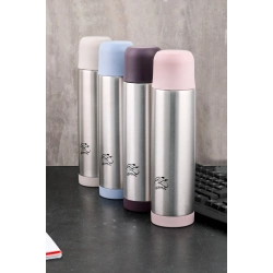 COOKER CKR-2001 ( 0.5LT ) TERMOS RENKLİ ( PASLANMAZ ÇELİK & SIZDIRMAZ KAPAK = BARDAK )*24