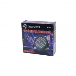 DEMPOWER DP-691 ( 54 LED ) SAHNE IŞIĞI ( 4 FARKLI RENK ) ( YÜKSEK GÜÇ & AKILLI SOĞUTMA & SES KONTROLÜ ) ( AC110-220V ) *20