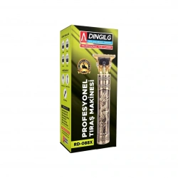 DINGILG RD-088X ( T BIÇAK ) ( BASKILI PLASTİK GÖVDE ) ( ENSE ÇİZİM & SAÇ SAKAL KESME ) TRAŞ MAKİNESİ ( USB ŞARJLI )*120