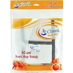 CLİMAX DOĞUŞ-16011 ( 40CM ) NEMLİ MOP ( YEDEK ) ( SÜPER EMİCİ & DAYANIKLI İPLİ PASPAS )*50