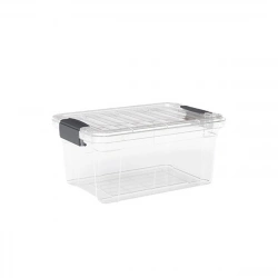 DÜNYA DP-33116-102 ( 34LT ) ( ŞEFFAF ) ÇOK AMAÇLI SAKLAMA KUTUSU & ORGANİZER ( KİLİTLİ KAPAK ) ( 361X526X236MM )*8=K