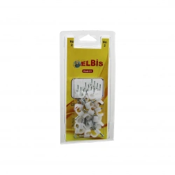 ELBİS-31  NO-2 ÇELİK ÇİVİLİ KROŞE *12X24