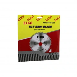 ELKA T.C.T SAW BLADE KOD-0049-230 ( 230X48TX30MM ) ( AĞAÇ ) SUNTA KESİCİ DİSK*80