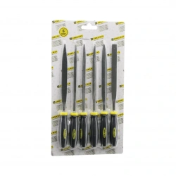 EMKA MAX-5446 ( 6PCS ) MİNİ EĞE SETİ ( DÜZ & YUVARLAK & YARI DAİRESEL & KARE & ÜÇGEN & BALIK SIRTI )*120
