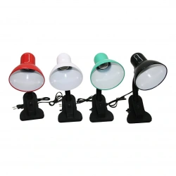 ENFA RA-625 ( MANDALLI ) ( ELEKTİRİKLİ=FİŞLİ ) MASA LAMBASI ( RENKLİ PLASTİK BAŞLIK ) ( 360° DÖNER BAŞLIK & KOL )*36