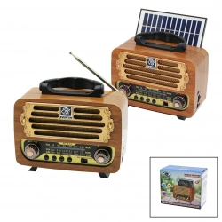 EVERTON RT-674 (SOLAR PANELLİ ) (USB ŞARJ) (BLUETOOTH) (İBRELİ) FM RADYO (MP3 USB & TF PLAYER) (DC:5V--SOLAR:1.5W)*40