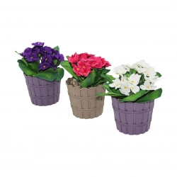 EVİDECOR ( MENEKŞE ) YAPAY ÇİÇEK ( PLASTİK SAKSI )*20=K