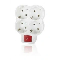 FETİH ELEKTRİK KOD-107-04 ( 4LÜ ) ( ANAHTARLI ) ( PAPATYA YONCA )  GOLYAT*12X10