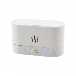 FLAME AROMA DMR-8808 ( ALEV & GENİŞ OVAL) (180ML) (USB ŞARJ &IŞIKLI) HAVA NEMLENDİRİCİ &BUHAR MAKİNE &KOKU GİDERİCİ*60