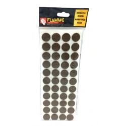 FLAMME-0053 ( 21MM ) ( YUVARLAK ) ( 44PCS ) ( ZEMİN KORUYUCU ) MOBİLYA KEÇESİ ( YAPIŞKANLI MONTAJ )*25X36