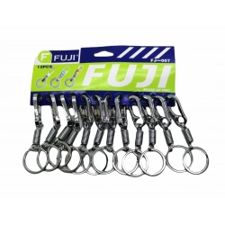 FUJİ FJ-007 YAYLI METAL TEK HALKALI ANAHTARLIK*12X100