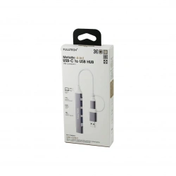 FULLTECH FH-6 ( 4İN1 ) USB PORTLU ÇOĞALTICI ( USB TO TYPC-E ) ( 4 X USB PORT )*10X10