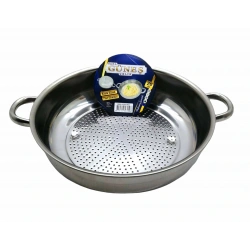 GÜNEŞ ( NO-1 ) ( 26CM ) ( BASIK ) SÜZEK METAL SÜZGEÇ ( KULPLU )*100