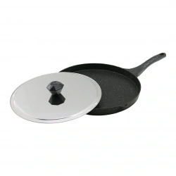 KRT-1054 ( DÖKÜM ) ( 34CM ) BALIK TAVASI ( METAL KAPAKLI ) ( YAĞ BOŞALTMA AĞIZLI )*12