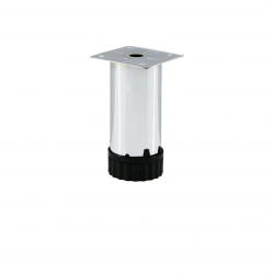 İBİCO ( 90-12137-E-01 ) ( 10CM X 42MM ) ( METAL ) TABLALI ( PLASTİK AYARLANABİLİR PİNGOLU ) KOLTUK BAZA AYAK*10X10