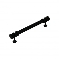 İBİCO-952 ( 16CM ) ( YÜZÜK SİYAH & KULP SİYAH ) BORU ÇEKMECE KULP*10X5