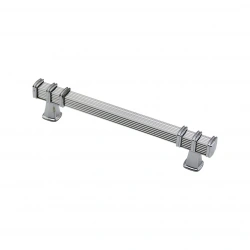 İBİCO-969 ( 12.8CM ) ( YÜZÜK KROM & KULP KROM ) ( KARE ) ÇEKMECE KULP*10X5